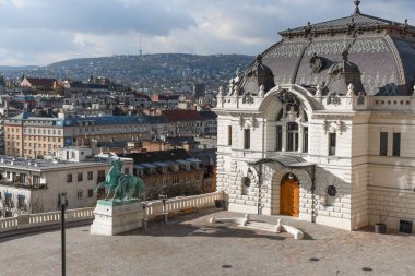 Budapeşte, Macaristan 'daki Budapeşte kalesindeki Kraliyet Binicilik Salonu