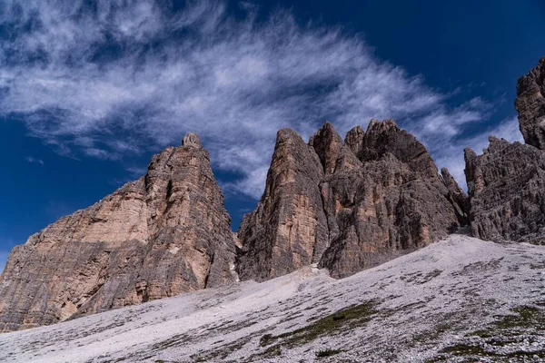 Een Betoverend Uitzicht Dolomieten Italië — Stockfoto