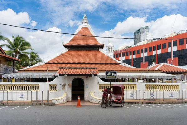 Melaka Kampung Hulu清真寺的空中景观 — 图库照片
