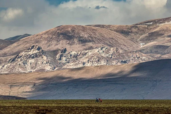 Zada Ilçesindeki Danxia Landform Havadan Görünüşü Ali Bölgesi Tibet Çin — Stok fotoğraf