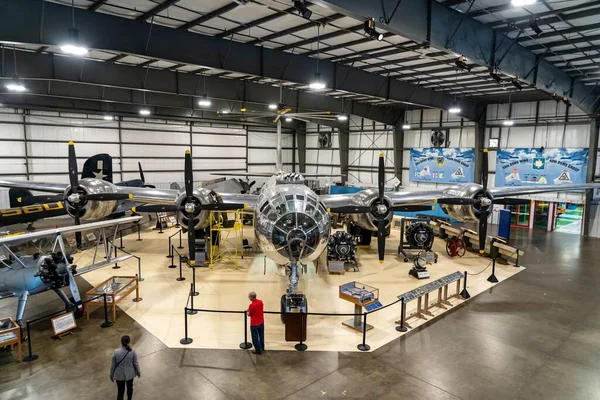 Boeing Superfortress Bommenwerper Tentoongesteld Een Museum — Stockfoto