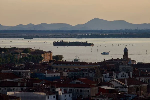 Eine Schöne Aufnahme Von Venedig Vom Markusplatz Aus Gesehen — Stockfoto