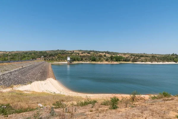 View Montargil Dam Municipality Ponte Sor Portalegre Portugal — Stock Photo, Image