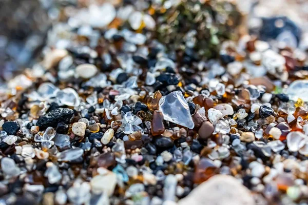 Esta Una Imagen Cerca Cristal Mar Playa Vidrio Mar — Foto de Stock
