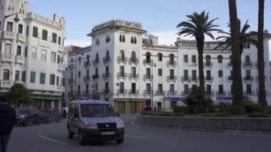 Fas 'taki Tetouan şehri kavşağında..