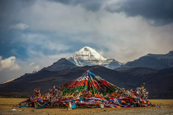 Monte Kailash Condado Taqin Prefectura Ali Tíbet China — Foto de Stock