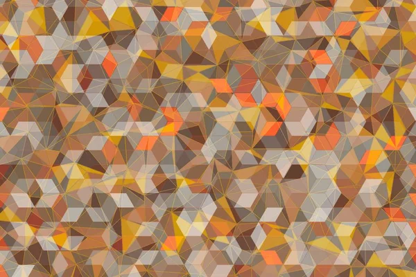 Eine Digitale Illustration Eines Abstrakten Orangen Kaleidoskopischen Hintergrunds Für Tapeten — Stockfoto