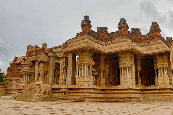 Αρχιτεκτονική Ιστορία Του Χάμπι Στην Ινδία Ένα Μέρος Της Διαδρομής — Φωτογραφία Αρχείου