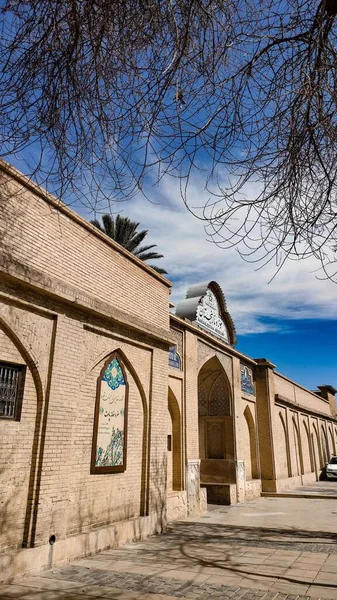 Uma Rua Shiraz Perto Casa Zinatolmolok Irã — Fotografia de Stock