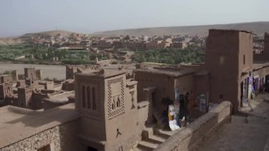Ait Benhaddou, Fas 'taki antik binaların havadan görünüşü