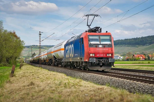 電界間鉄道の482両の電気機関車 — ストック写真