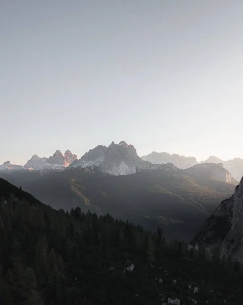 Прекрасный Вид Горы Доломитовых Альпах Италии — стоковое фото
