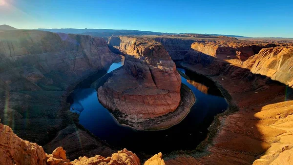 Horseshoe Bend Bei Page Ostrand Des Grand Canyon Arizona Usa — Stockfoto
