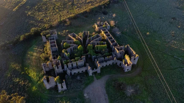 Una Vista Aérea Vieja Arquitectura Sanatorio Inglaterra — Foto de Stock