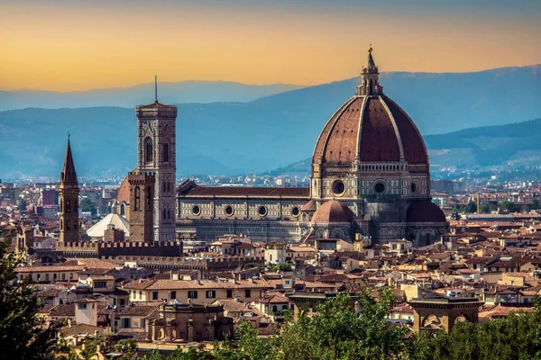 Собор Санта Марія Дель Фіор Готичному Стилі Флоренції Італія — стокове фото