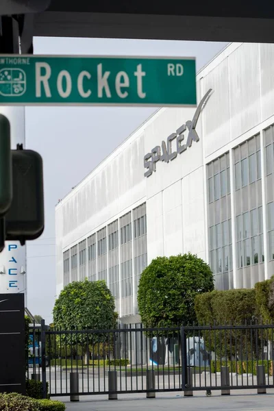 Facade Spacex Headquarters Facility Hawthorne California — Stock Photo, Image