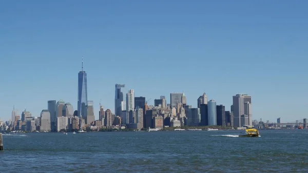 Ein Malerischer Blick Von Der New Yorker Bucht Auf Die — Stockfoto