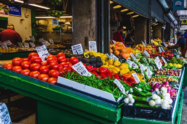Uma Visão Diferentes Vegetais Mercado — Fotografia de Stock