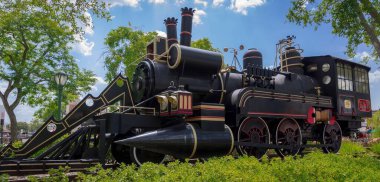 Evrensel Stüdyolarda Geleceğe Dönüş Treni 'nin yakın çekimi