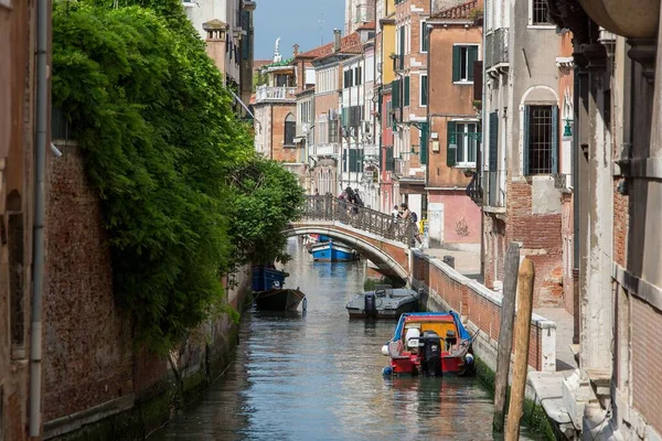Une Belle Vue Sur Canal Près Rezzoni Venise Italie — Photo