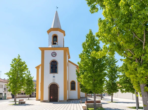 Церковь Francisco Assis Городе Понте Сор Порталегре Португалия — стоковое фото