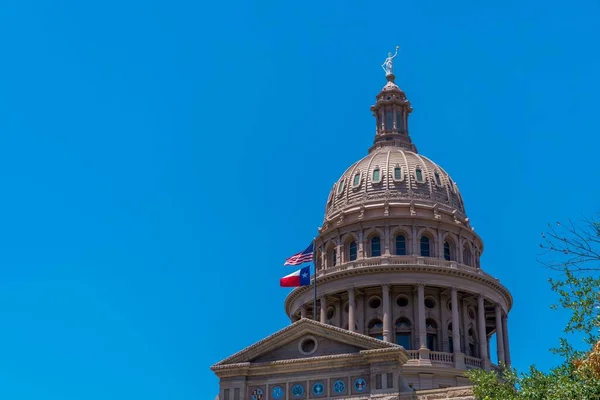 Lovitură Aproape Capitoliului Stat Texas Din Austin Texas — Fotografie, imagine de stoc