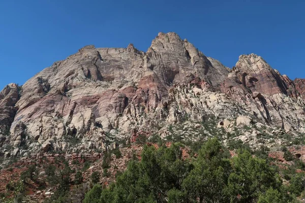 Eine Schöne Szene Des Red Rock Canyon State Park Las — Stockfoto