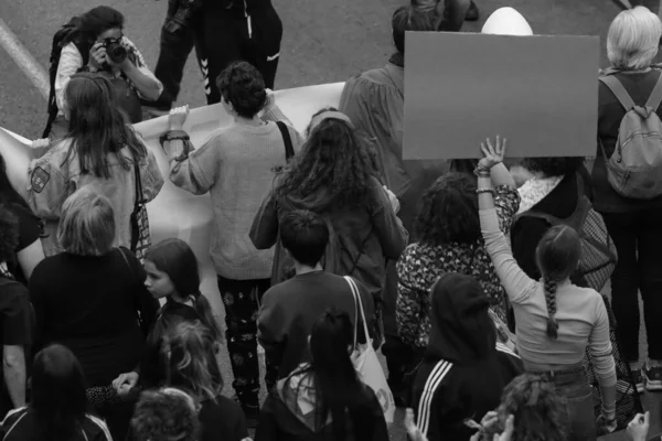 Madrid Spanya Kürtaj Lehinde Gösteri — Stok fotoğraf