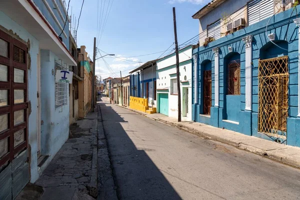 Santiago Cuba Utcája Napfényben — Stock Fotó