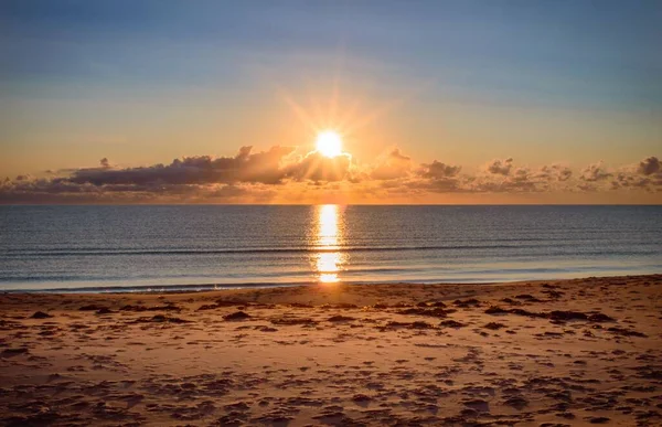 Panmure Ilha Praia Manhã Nascer Sol — Fotografia de Stock
