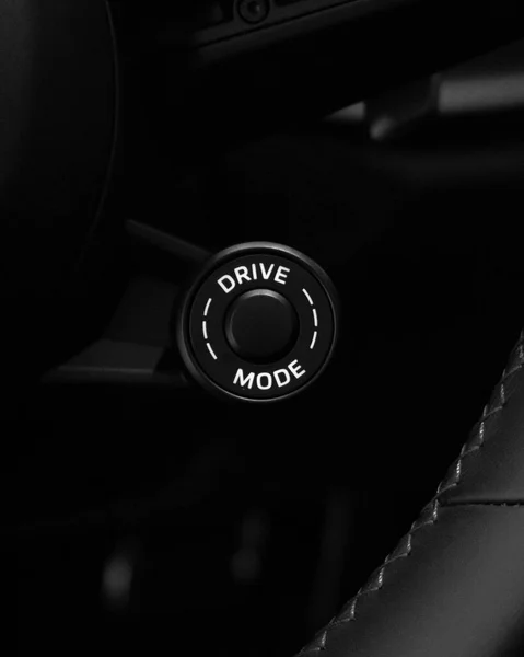 Porsche 911 Steering Wheel Mode Selector Switch — Stock Photo, Image