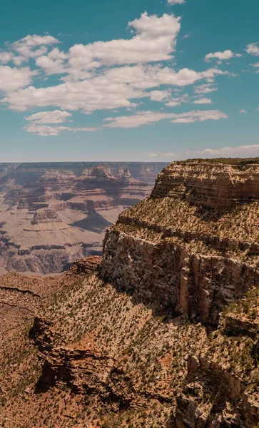 Uma Vista Aérea Vertical Grand Canyon National Park Arizona Eua — Fotografia de Stock