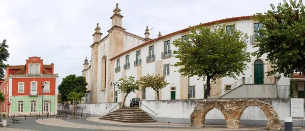 Arcos Azenha Medievale Nel Centro Storico Della Città Leiria Portogallo — Foto Stock