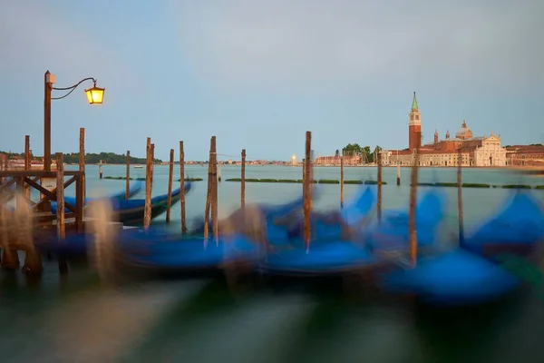 Вечором Венеції Італія Було Знято Сцену Церквою Сан Джорджо Маджоре — стокове фото