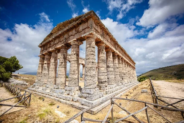 Dorische Tempel Van Segesta Segesta Sicilië Italië — Stockfoto