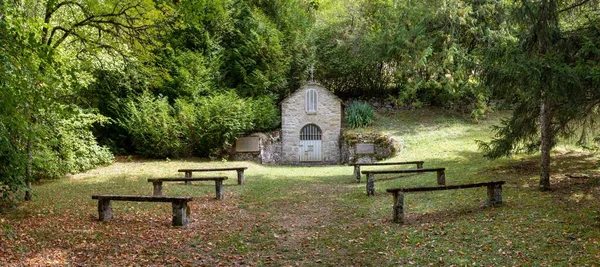 Chapel Notre Dame Des Presles 19Th Century Water Source Which — Stock Photo, Image