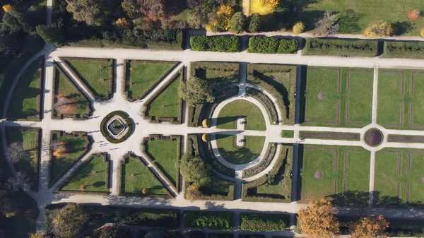 Luftaufnahme Des Märchenschlosses Lednice Tschechien — Stockfoto