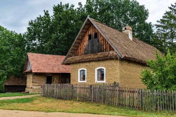 Freilichtmuseum Südostmähren Straznice Tschechische Republik Wohn Und Lagergebäude Aus Lehmziegeln — Stockfoto