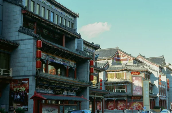 Красивые Традиционные Здания Улицах Шэньяна Китай — стоковое фото