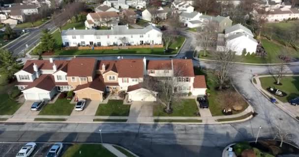Sebuah Gambar Drone Dari Bordentown New Jersey Real Estate Rumah — Stok Video