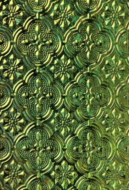 Eski bir cam pencerenin arka planı için desen