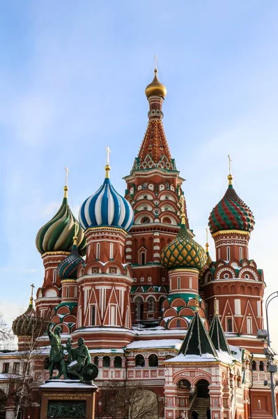 러시아 모스크바의 배경에 대성당 — 스톡 사진