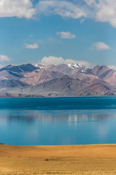 Tibet Teki Rakshastal Gölü Nün Muhteşem Manzarası Çin Karlı Zirveleri — Stok fotoğraf