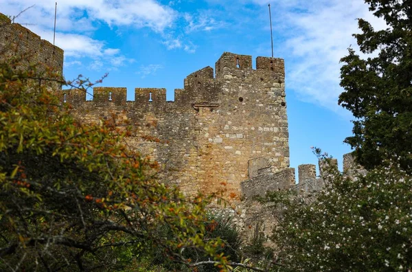 Castello Templare Tomar Portogallo Importante Storia Dei Templari — Foto Stock