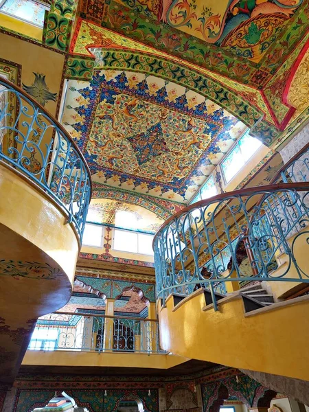 stock image A beautiful building interior in bright colors. Tunisia, North Africa.