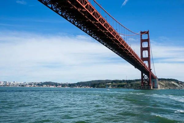 Interesting Shot Waters Golden Gate Bridge San Fransico — Stock Photo, Image