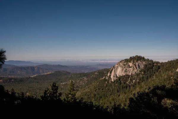 Повітряний Вид Прекрасний Ліс Поблизу Гір Каліфорнії Сша — стокове фото