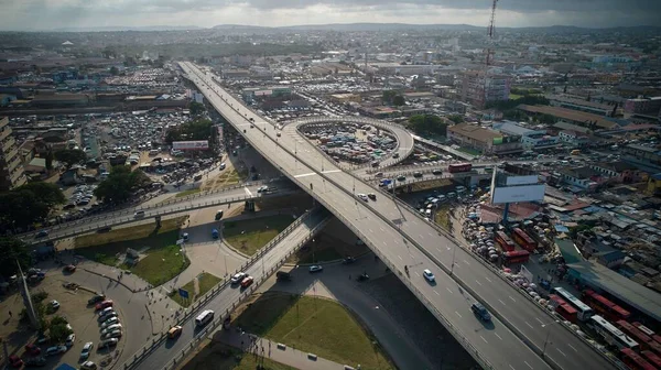 Aktueller Kreisverkehr Ghana — Stockfoto