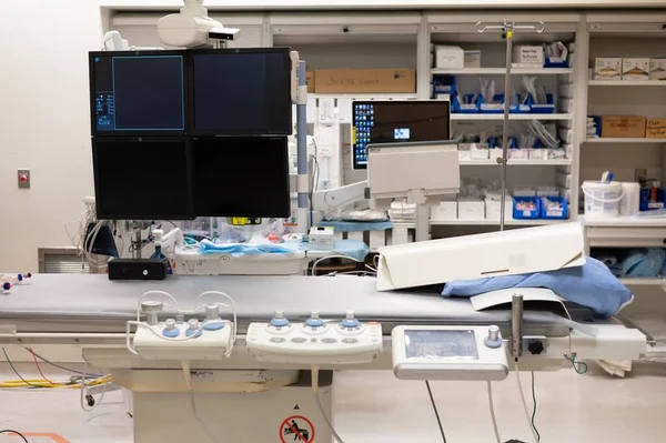 Equipamentos Médicos Utilizados Para Tratamento Acidentes Vasculares Cerebrais Pacientes Hospital — Fotografia de Stock