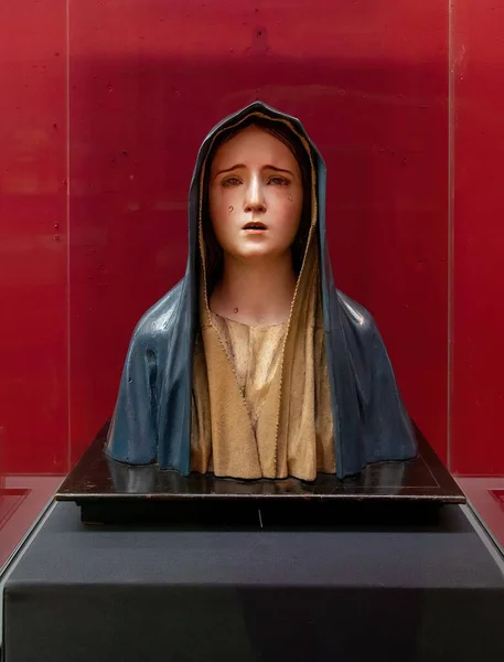 Pystysuora Laukaus Virgin Sorrows Mater Dolorosa Pedro Mena Fitzwilliam Museum — kuvapankkivalokuva